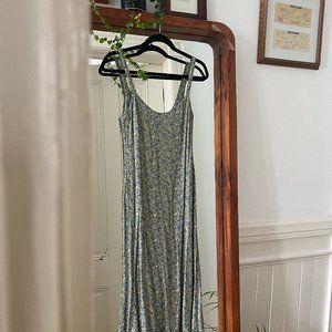 Reformation flowered midi slip dress